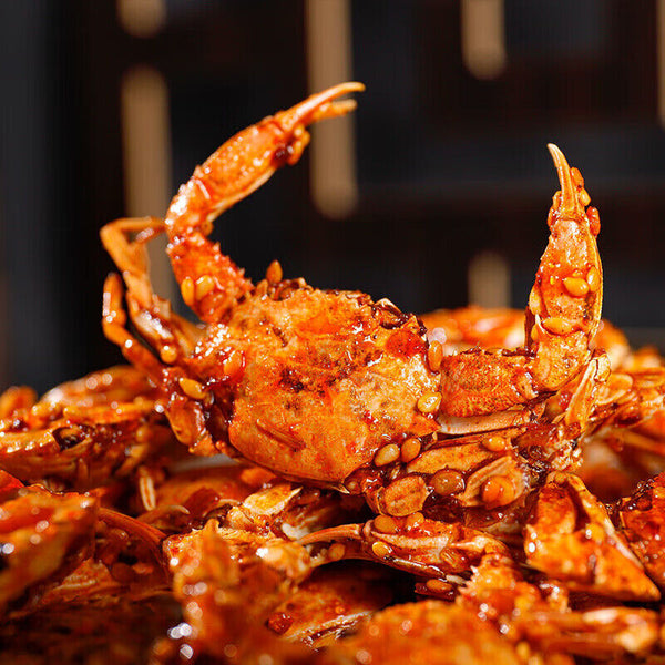 Spicy Sea Crab Ready to eat Seafood Spicy Baby Crab Snacks 香辣海蟹