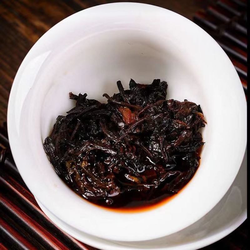 500g Pu-erh Ripe Tea Brick Iceland Old Tree Cooked Pu'er Tea Yunnan Pu-erh Tea