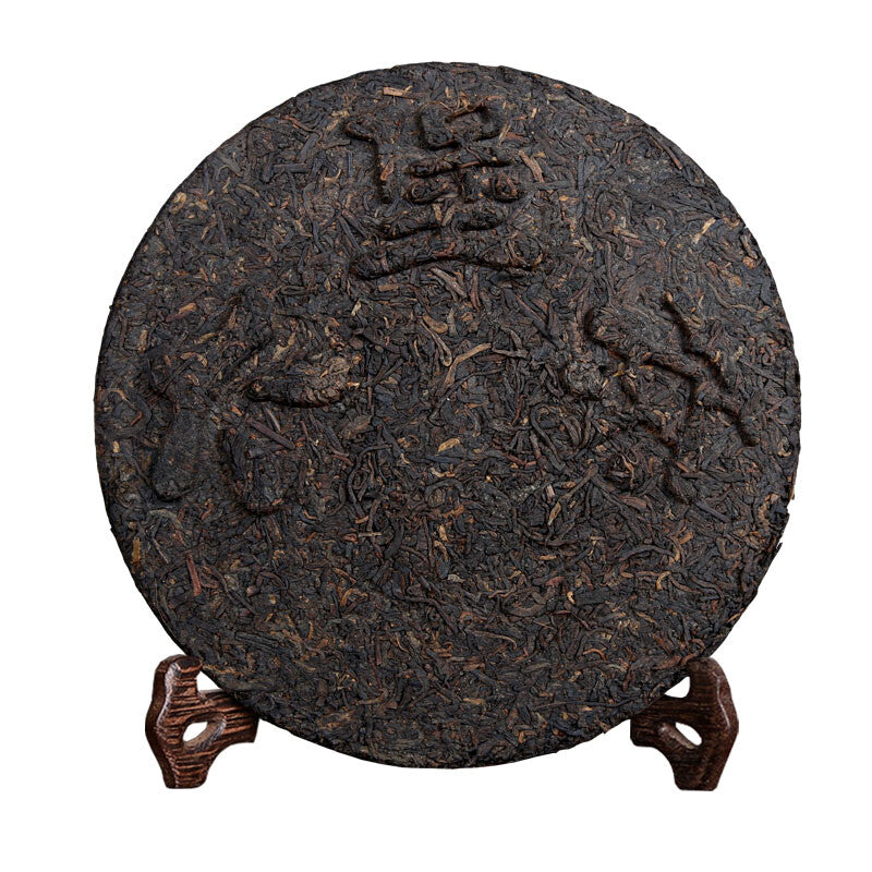 HelloYoung TeaWuzhou Liu Pao Tea Black Tea Aged Dark Tea Liubao Tea Cake Liu Bao HEI CHA 480g