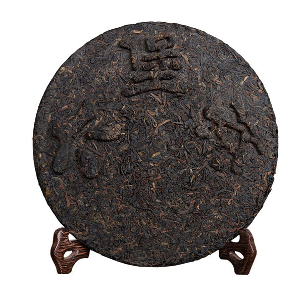 HelloYoung TeaWuzhou Liu Pao Tea Black Tea Aged Dark Tea Liubao Tea Cake Liu Bao HEI CHA 480g