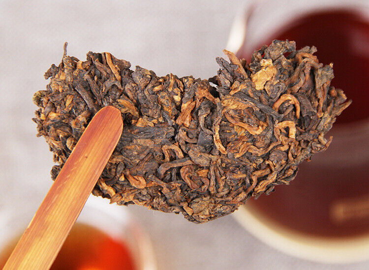 HelloYoung Iceland Aged Tree Ripe PuEr Tea Aged Tree Palace Golden Shu Pu-Erh Tea 357g