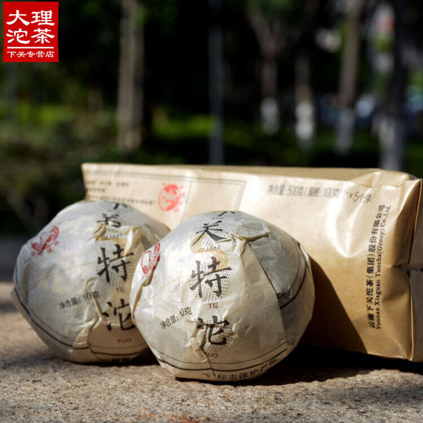 HelloYoung XIAGUAN XIA GUAN TE TUO Pu-erh Tea Tuo Raw Premium Grade Te Ji Tuo Cha 500g