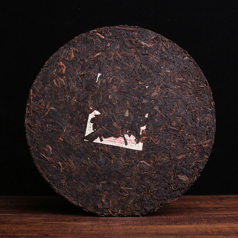 HelloYoung 8281 Big Yellow Label Pu'er Iron Cake Tea ChaPuer 380g CNNP Yuancha JIA JI