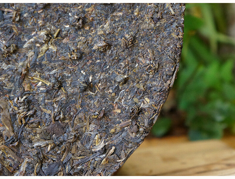 357g Tie Bing Puer Raw Tea Xiaguan  Inheritance Jiujiu Xiaotai No.6 Qizi Tea