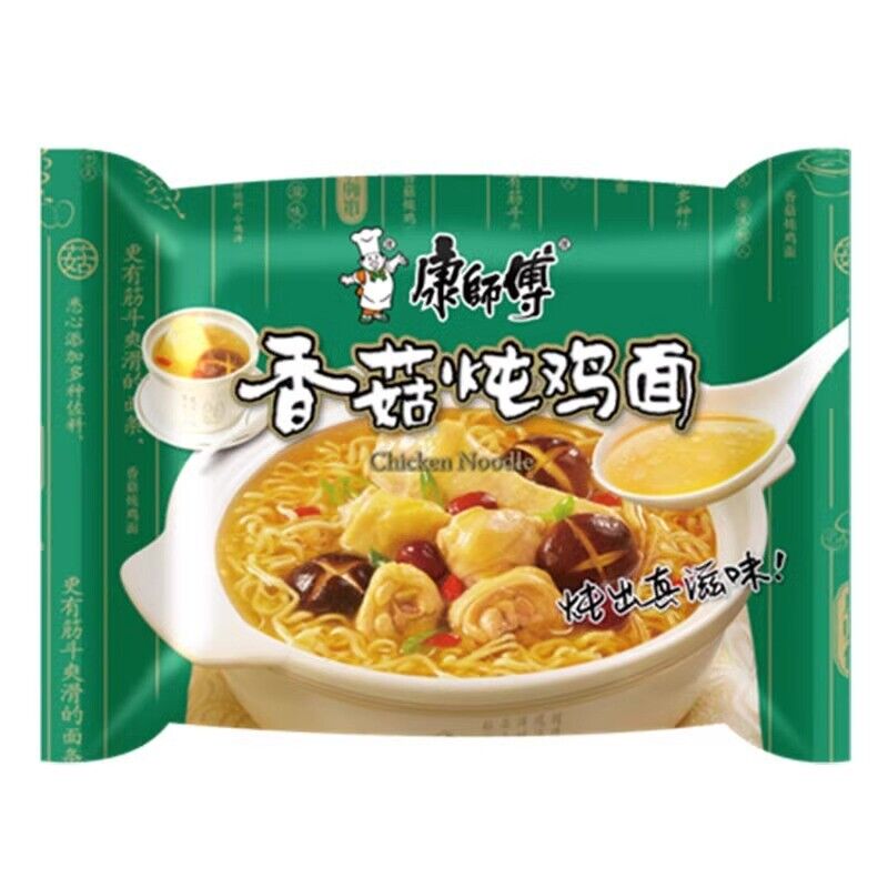 101g*5bags Kangshifu Classic Mushroom Stewed Chicken Instant Noodles 康师傅香菇炖鸡方便面 Secondary image