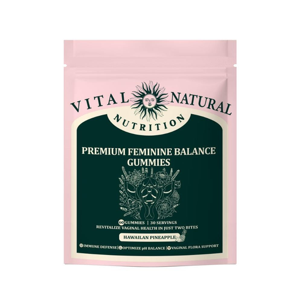 Premium Feminine Balance Gummies - for Women’s Health & Wellness 60 Gummies'