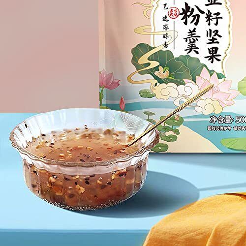 HelloYoung Nut Lotus Root Starch Soup Instant 500g/bag Chinese LIAN OU FEN GEN Breakfast
