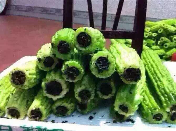 HelloYoung Chinese KU GUA CHA Bitter Melon Tea Tie Guan Yin Oolong Tea In Bitter Gourd