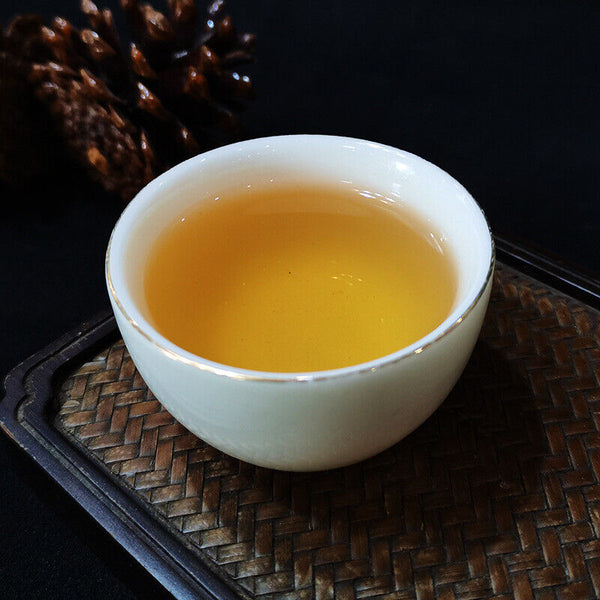 HelloYoung Pu-erh White Tea Cake Yunnan Big Leaf Puerh Tea Old Tree Tea 200g Premium