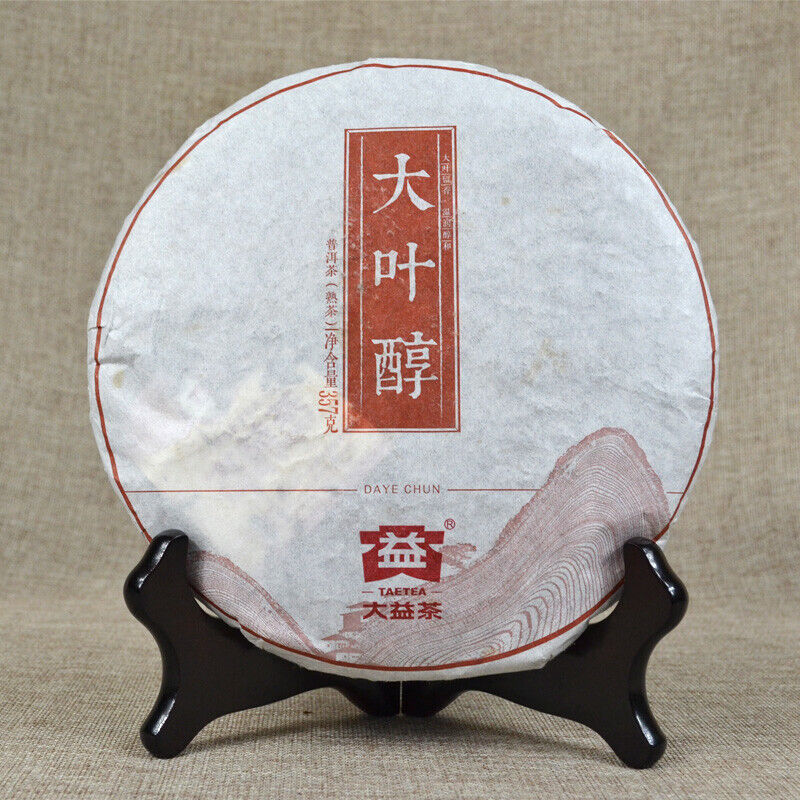 HelloYoung DAYE CHUN * Year Yunnan Menghai Tea Dayi Tea Pu-erh Ripe Shu Puer Tea 357g Main image