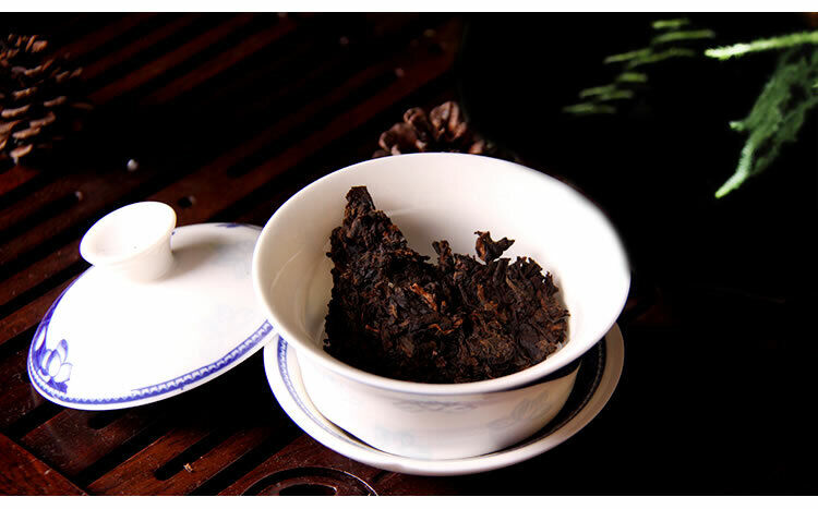 HelloYoung Menghai Heaven Earth Bulang Aged Rhythm Pu-erh Tea Cake 357g Ripe Puer Tea