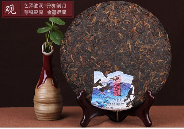 HelloYoung Summer Rain * Haiwan Old Comrade Xia Yu Mengsong Ancient Puer Ripe Tea 400g