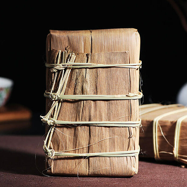 HelloYoung Pu Zi Wei Mengku Ba Nuo Old Leaves Old Tree Huang Pian Pu Er Raw Tea Brick 500g