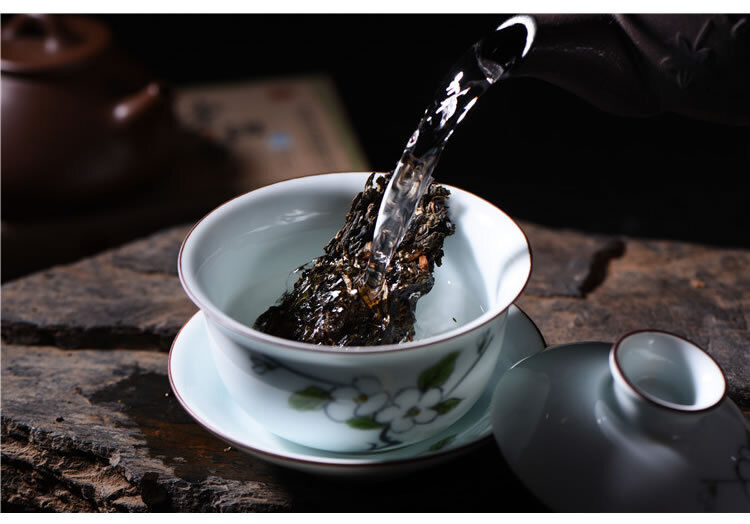 HelloYoung Yunnan Menghai Pu'er Tea Raw Tea Tuocha Ancient Tree Tea PU ER GUA CHA 500g