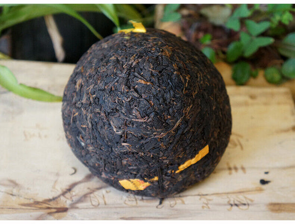 HelloYoung Big Snowy Mountain Xiaguan Mushroom Shape Pu-erh Tea Cooked Ripe Puer 250g