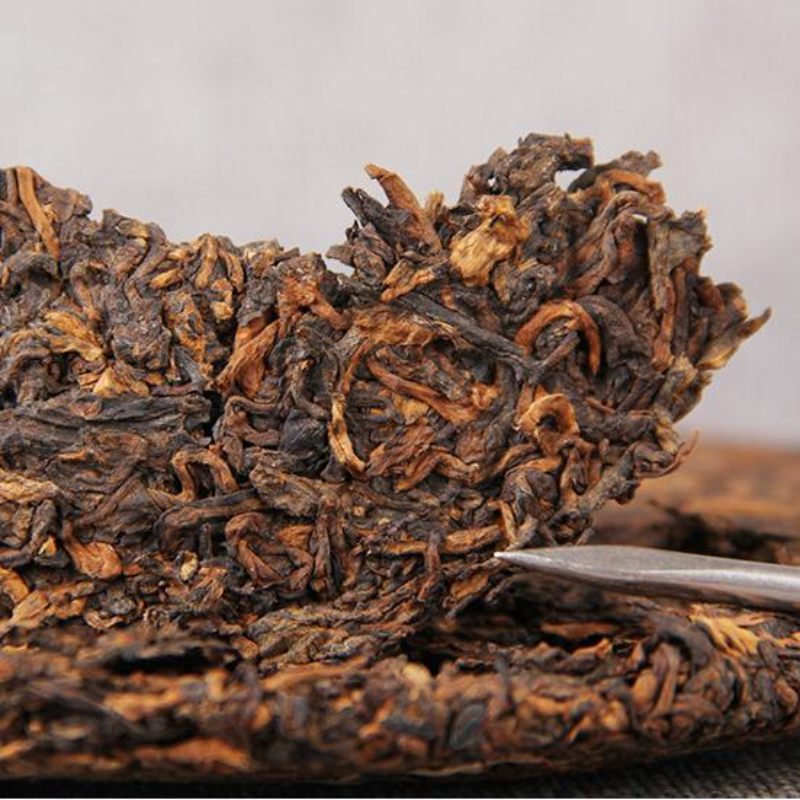 357g Cooked Puerh Tea Cake Iceland Organic Pu-erh Ripe Tea Yunnan Old Pu'er Tea