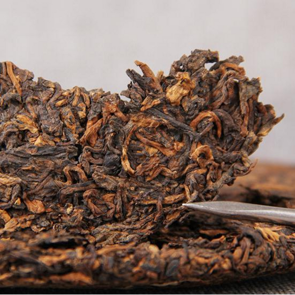 357g Cooked Puerh Tea Cake Iceland Organic Pu-erh Ripe Tea Yunnan Old Pu'er Tea