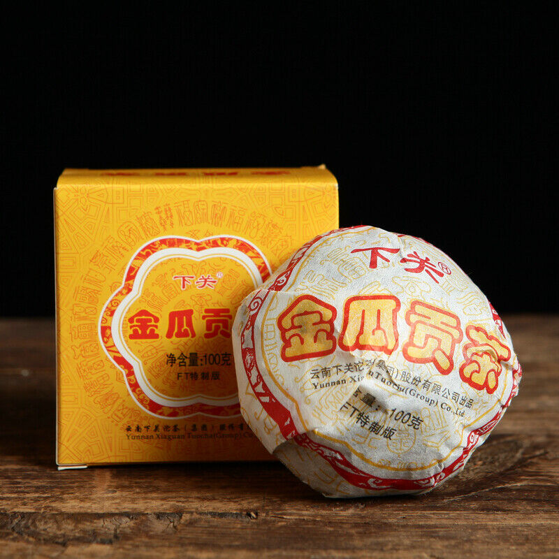 HelloYoung Golden Melon Royal Tribute Tuo FT * XiaGuan Pu-erh Tea Raw TuoCha 100g