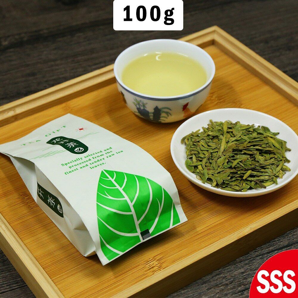 HelloYoung Chinese Xihu Dragon Well Long Jing Longjing Green Tea Lung Ching Tea 100g Main image