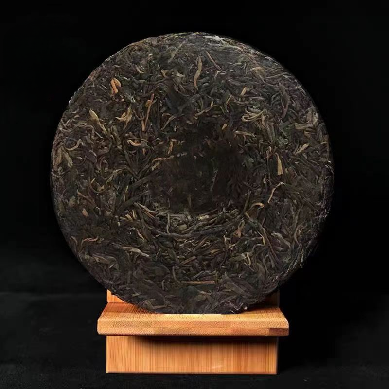 357g Raw Tea Cake Aged Tree Pu-erh Sheng Tea Yunnan Puer Tea 2009 Yiwu Old Puerh