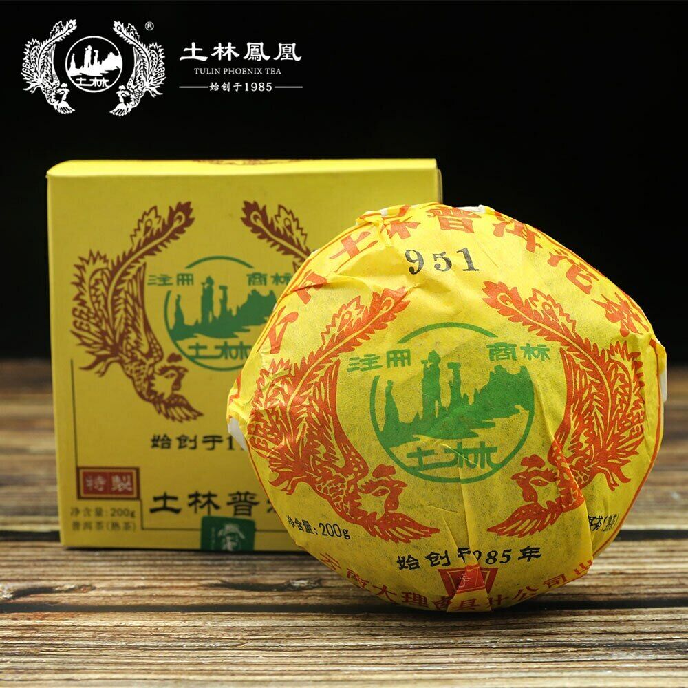 HelloYoung TuLin Phoenix Shou Puerh Speciality Tuocha Tea 951 Puer Tea 200g Main image
