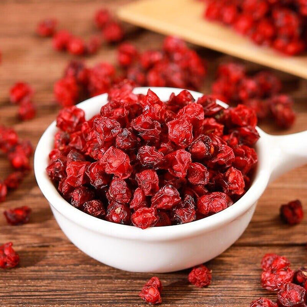 HelloYoung Natural Wild Schisandra Chinensis Tea WuWeiZi Green good health Berry Herbs 五味子