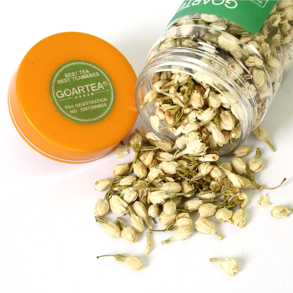 HelloYoung HELLOYOUNG Jasmine Flower Floral Dried Buds Herbal Tea Natural Fragrance Bottled Main image