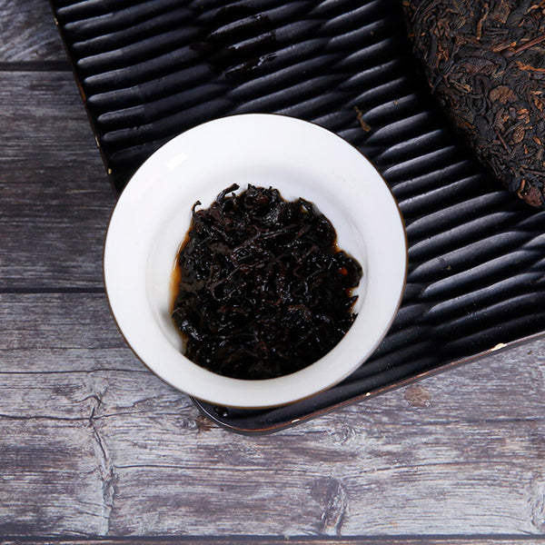 HelloYoung TAI HE * Dr. Pu'er Tea Pure Jingmai Arbor Tree Pu-erh Big Cake Ripe 357g