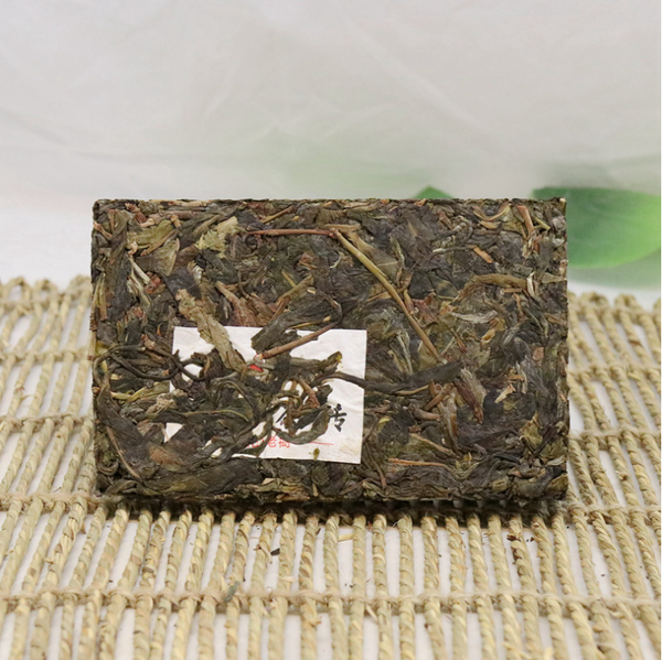 260g Menghai Puerh Tea Brick High Mountain Ancient Tree Pu-erh Raw Tea Green Tea