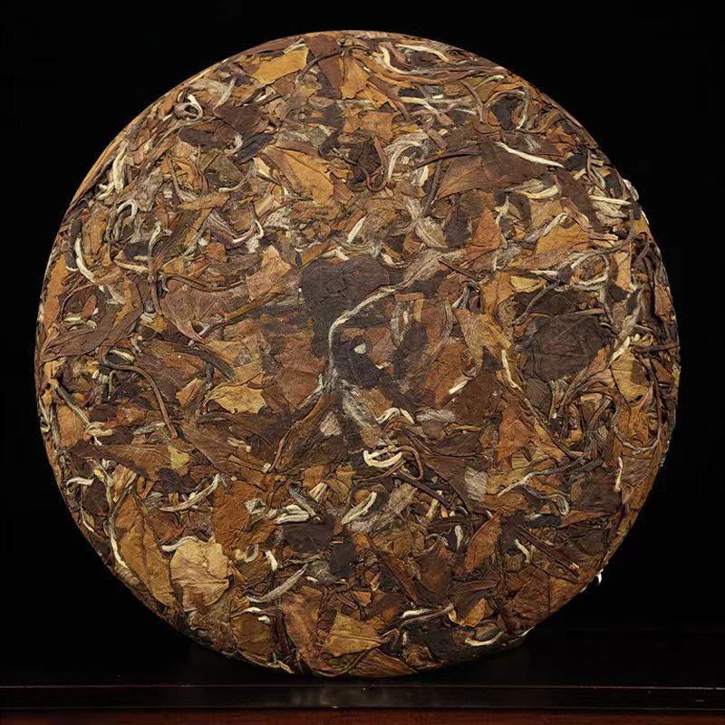 350g Fuding White Tea High Mountain Old White Tea Cake Shoumei Organic White Tea Secondary image