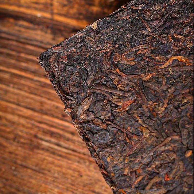 500g Pu-erh Ripe Tea Brick Iceland Old Tree Cooked Pu'er Tea Yunnan Pu-erh Tea