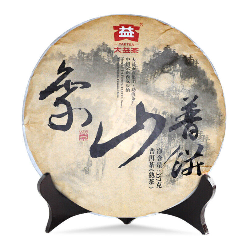 HelloYoung Xiang Shan Pu Bing * TAETEA Menghai Dayi Pu'er Tea Shu Puer Ripe Puerh 357g Main image