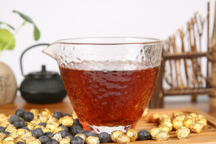 HelloYoung Yunnan Puer Tea CHA GAO Shu Puer Resin Tea Balls Shape Paste Ripe Puerth Cream