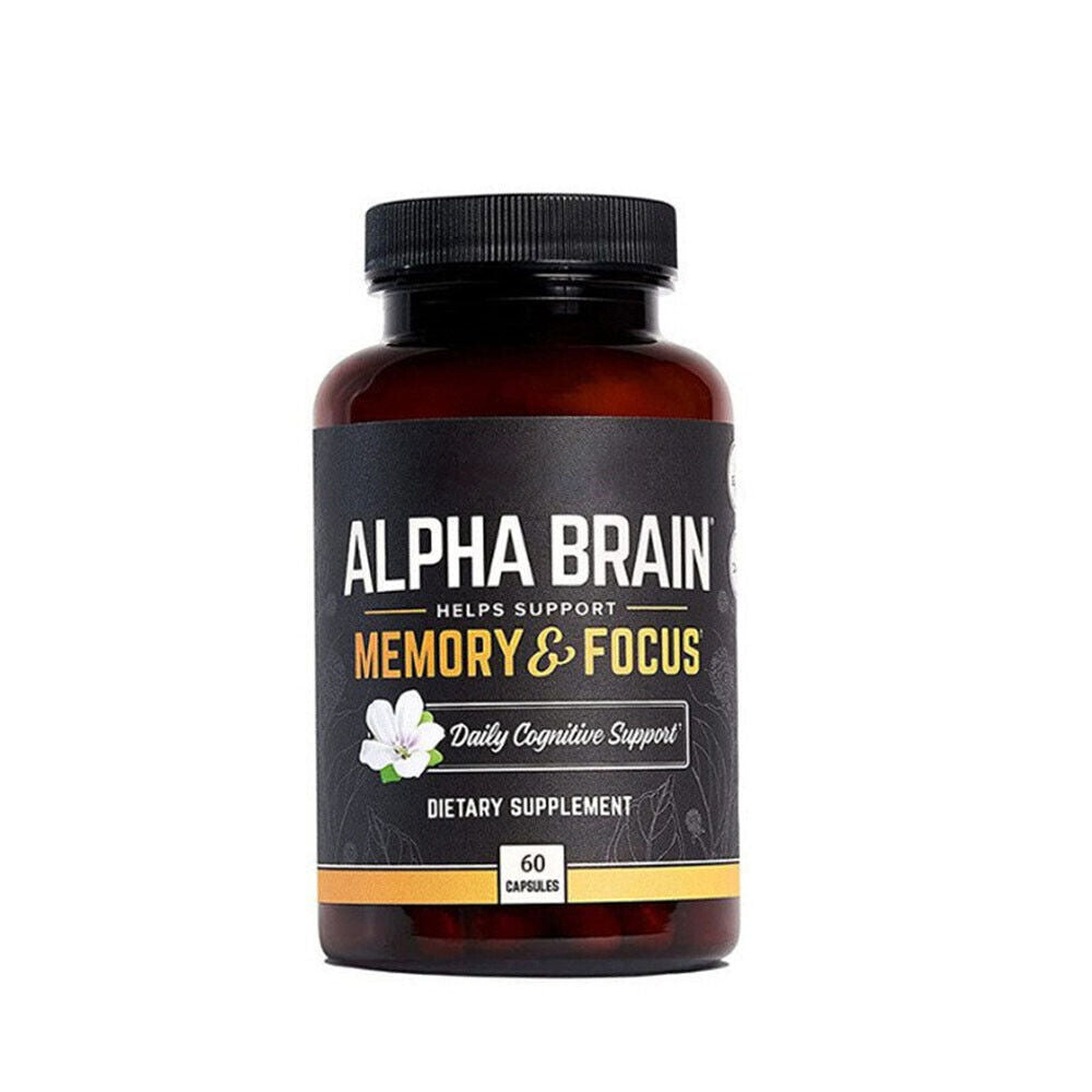 Alpha Brain Memory & Focus 60 Capsules Supplement for Men & Women . Secondary image