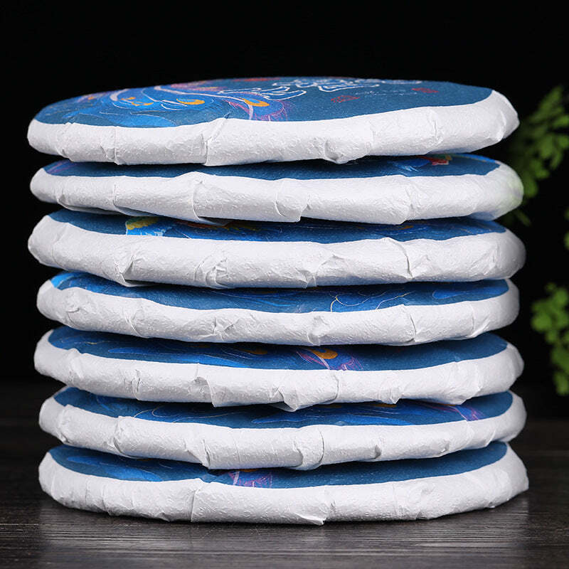 357g Yunan Puerh Tea Bulang Mountain Raw Pu-erh Tea Cake Chinese Pu'er Green Tea