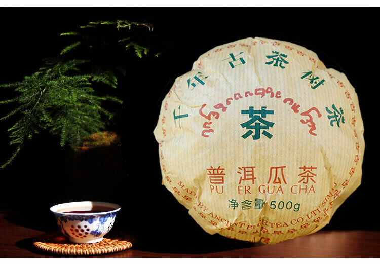HelloYoung Yr Thousand Years Ancient PU ER GUA CHA Ripe Pu-erh Tea 500g High Mountain
