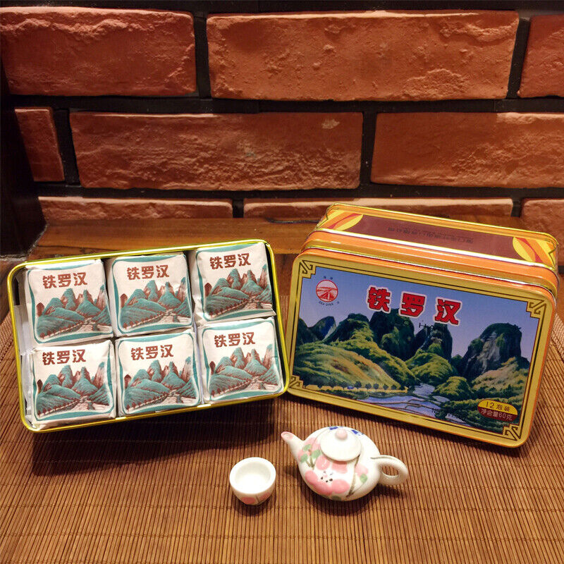 HelloYoung Sea Dyke Brand AT106 Tie Luo Han Steel Boxed Fujian Iron Arhat Oolong Tea 60g Main image
