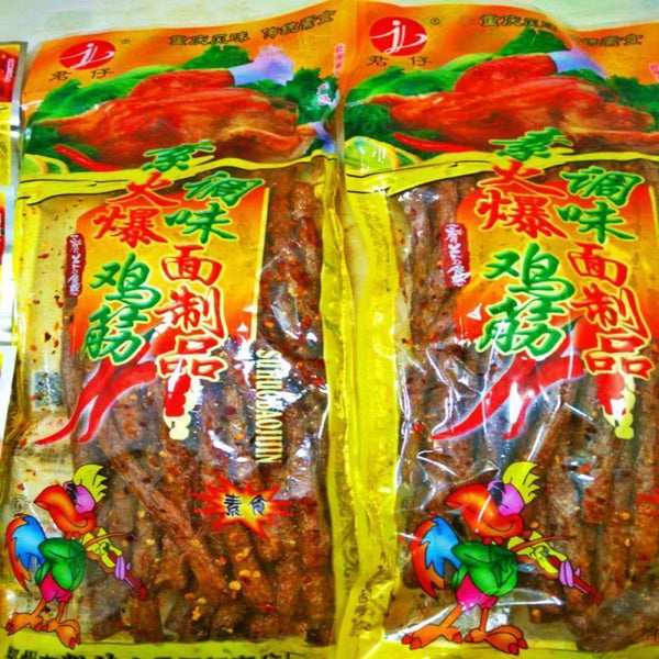 172g/ Pack Chinese Spicy Strips Snack Snack Hot Chicken Tendon Spicy Strips