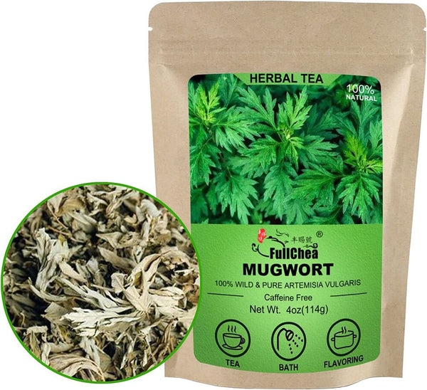 HelloYoung FullChea Dried Mugwort Natural Herb 114g - Superior Dried Mugwort Tea