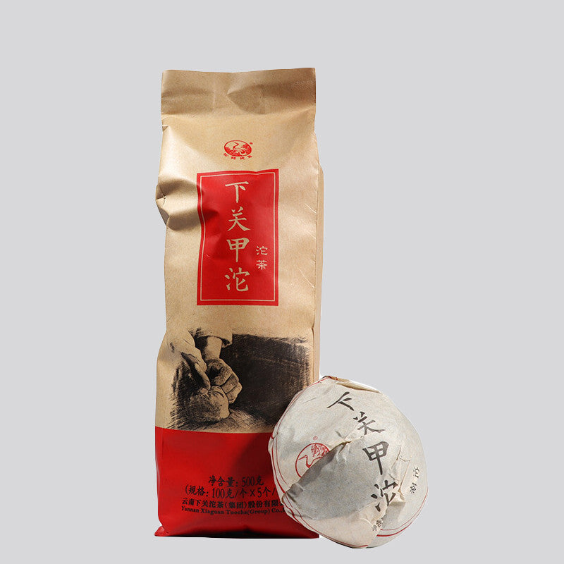 JiaJi TuoCha *  Yunnan Xiaguan Raw Pu'er Tea JIA Tuo Cha Puer Tea 500g Main image