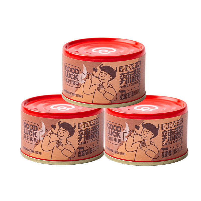 Spicy Dipping Sauce Mushroom Sauce  80g*3