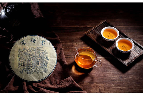 TemuTea 357g Yunnan Bulang Mountain Pu-erh Old Tea  Pu'er Tea Raw Tea