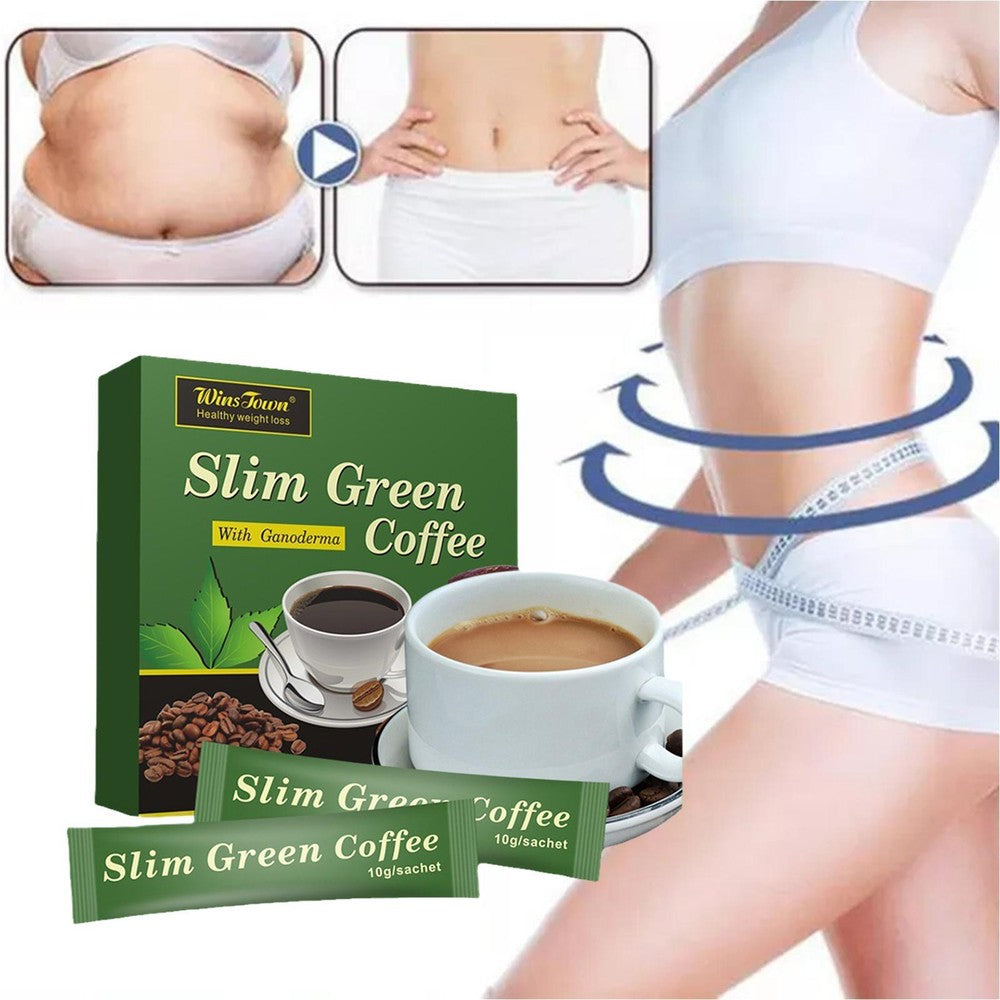 Weight Loss Detox Tea 18pcs Box Slim Green Coffee with Ganoderma Main image
