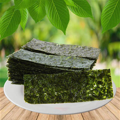 1 Pack 100 Piece Roasted Dried Seasoned Seaweed Thai Snack Sheets Salt Korean