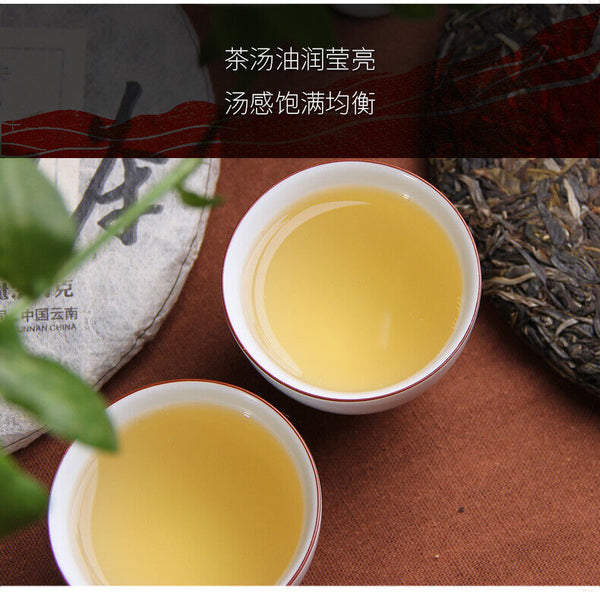 HelloYoung HAIWAN Old Comrade Wei Tian Xia Ren Zuo Hao Cha Pu-erh Tea Cake 357g Raw