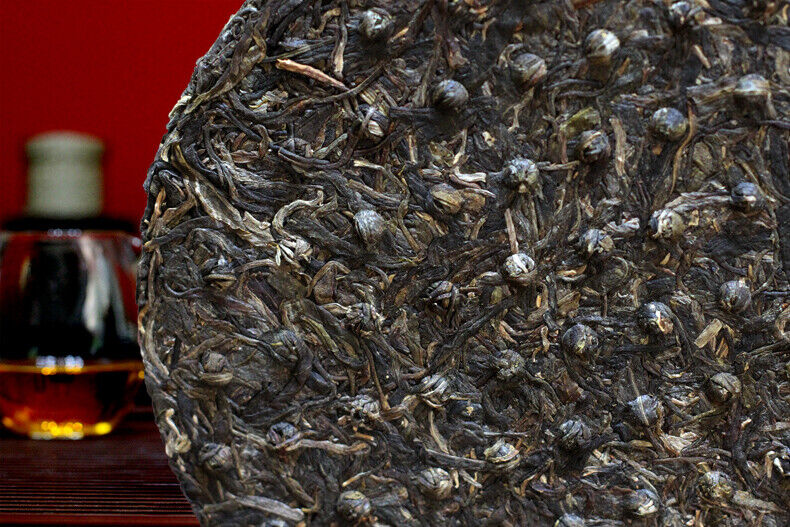 HelloYoung COFCO China Tea Legend Red Seal Discus Puer Pu'er Tea Pu-erh Raw Tea 400g