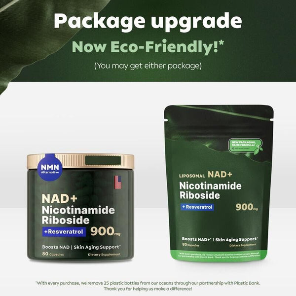 NAD+ Supplement for Anti Aging, Energy, Focus Booster Nicotinamide Riboside