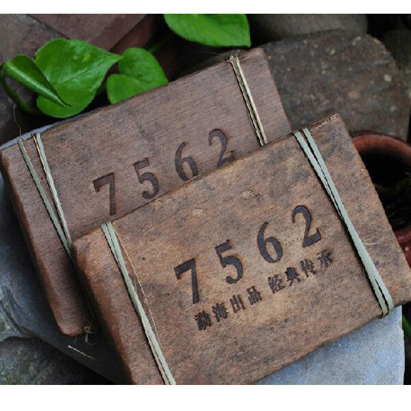 HelloYoung 250g*2 Puerh Tea, Menghai puer Tea China Brick Menghai Old Pu-Erh Brick Tea Main image