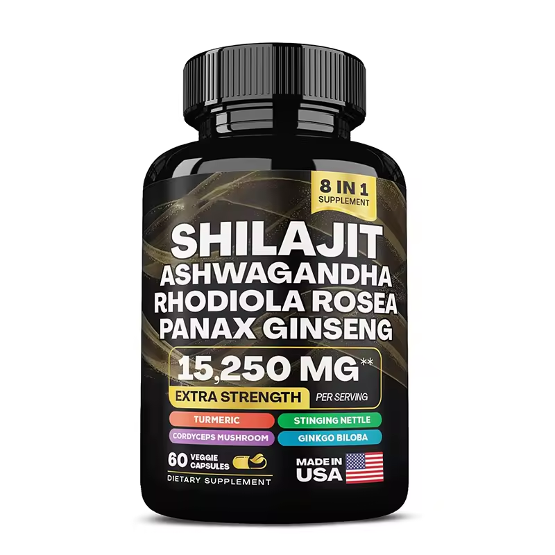 Sea Moss & Shilajit (Black Seed Oil, Turmeric, Ashwagandha, Ginger, Vitamin D)