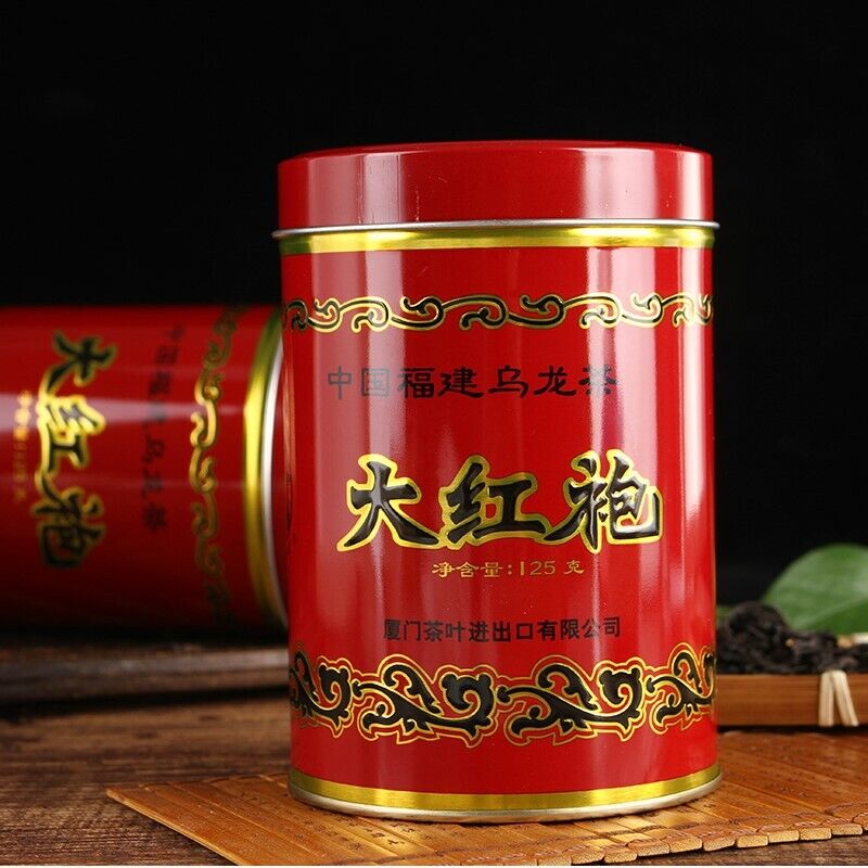 HelloYoung Sea Dyke Brand AT103 Fujian Wuyi Da Hong Pao Big Red Robe Oolng Tea 125g Tin Main image